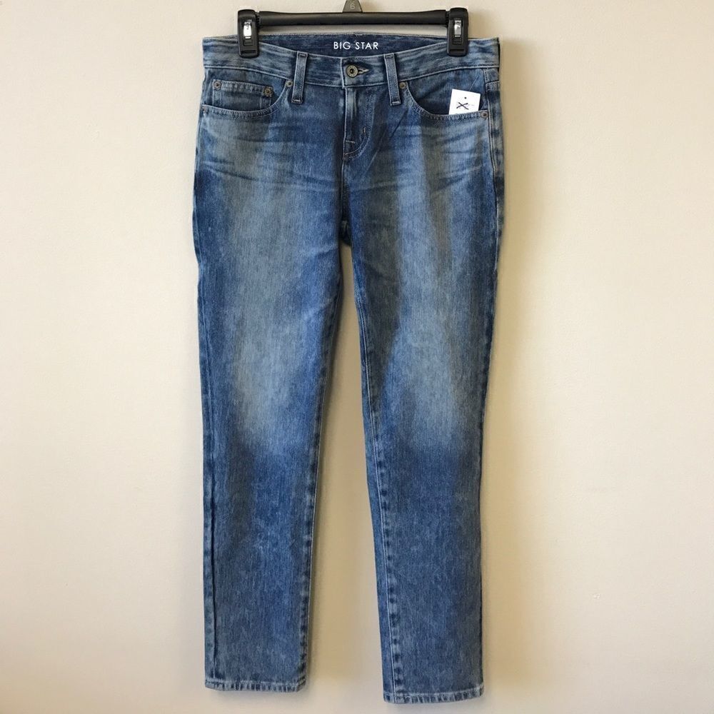 NWT Big Star Billie Boyfriend Jeans - Blue - 25